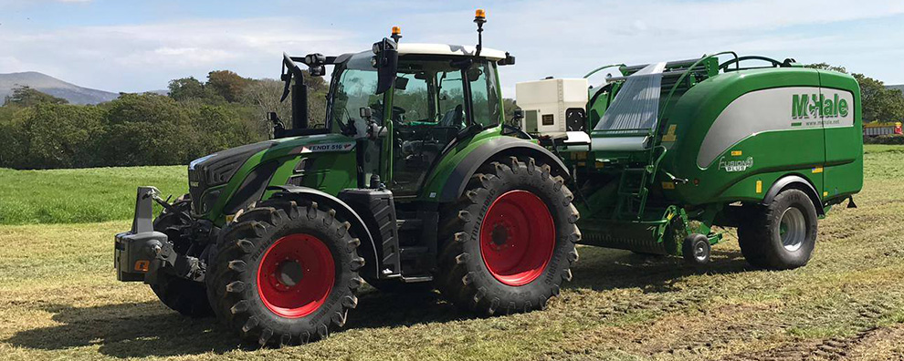 Additive applicators on a balers